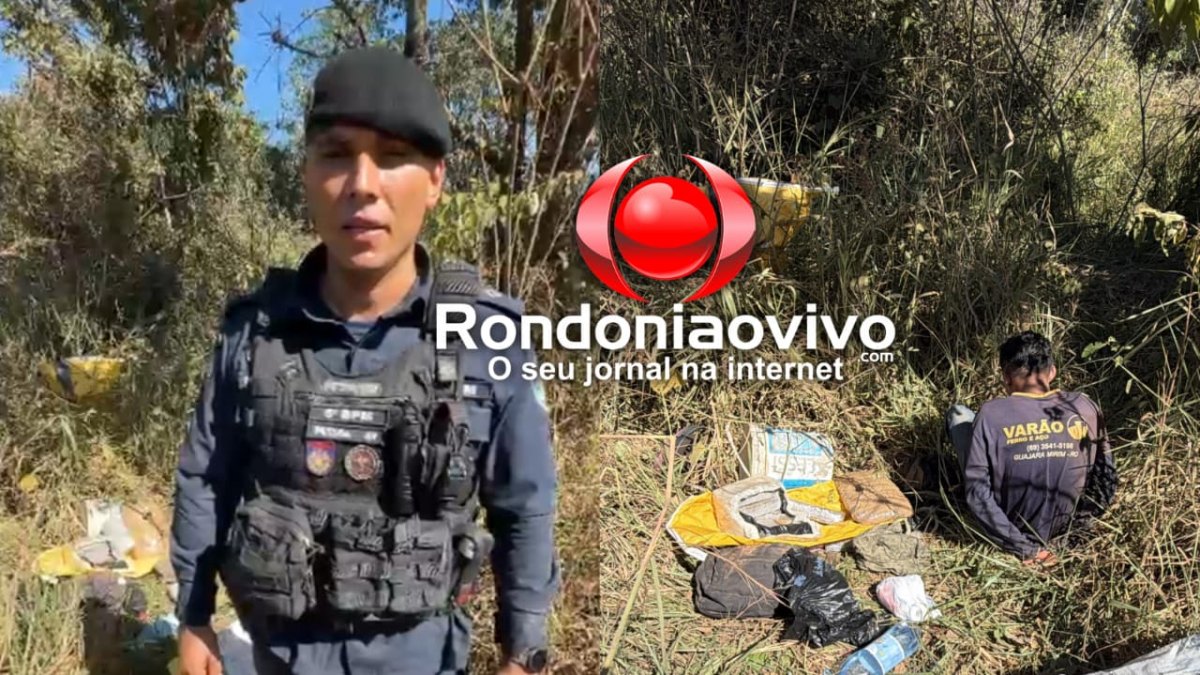 VÍDEO: Tenente Pessoa detalha apreensão de adolescente com tabletes de maconha 
