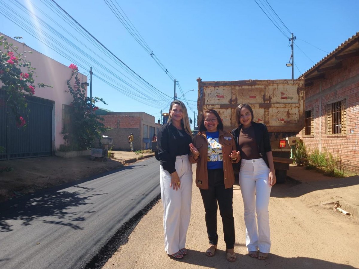 EDIMILSON DOURADO: Após pedido, Prefeitura inicia recapeamento de 19 ruas no Cristal da Calama