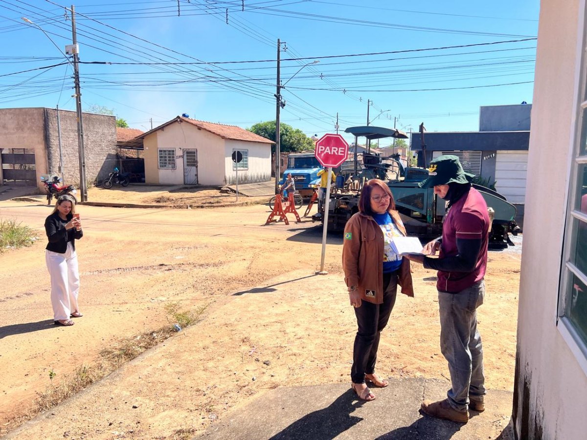EDIMILSON DOURADO: Após pedido, Prefeitura inicia recapeamento de 19 ruas no Cristal da Calama