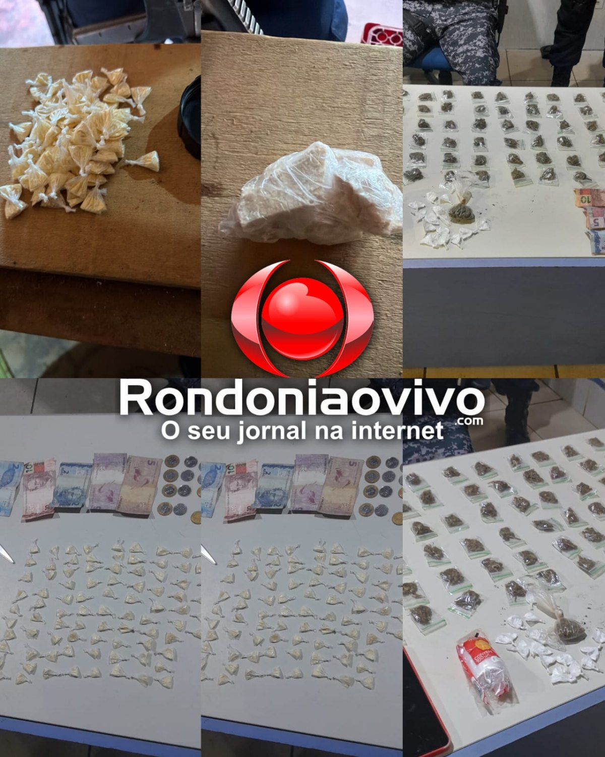 VÍDEO: Seis criminosos são presos durante operação contra o tráfico de drogas