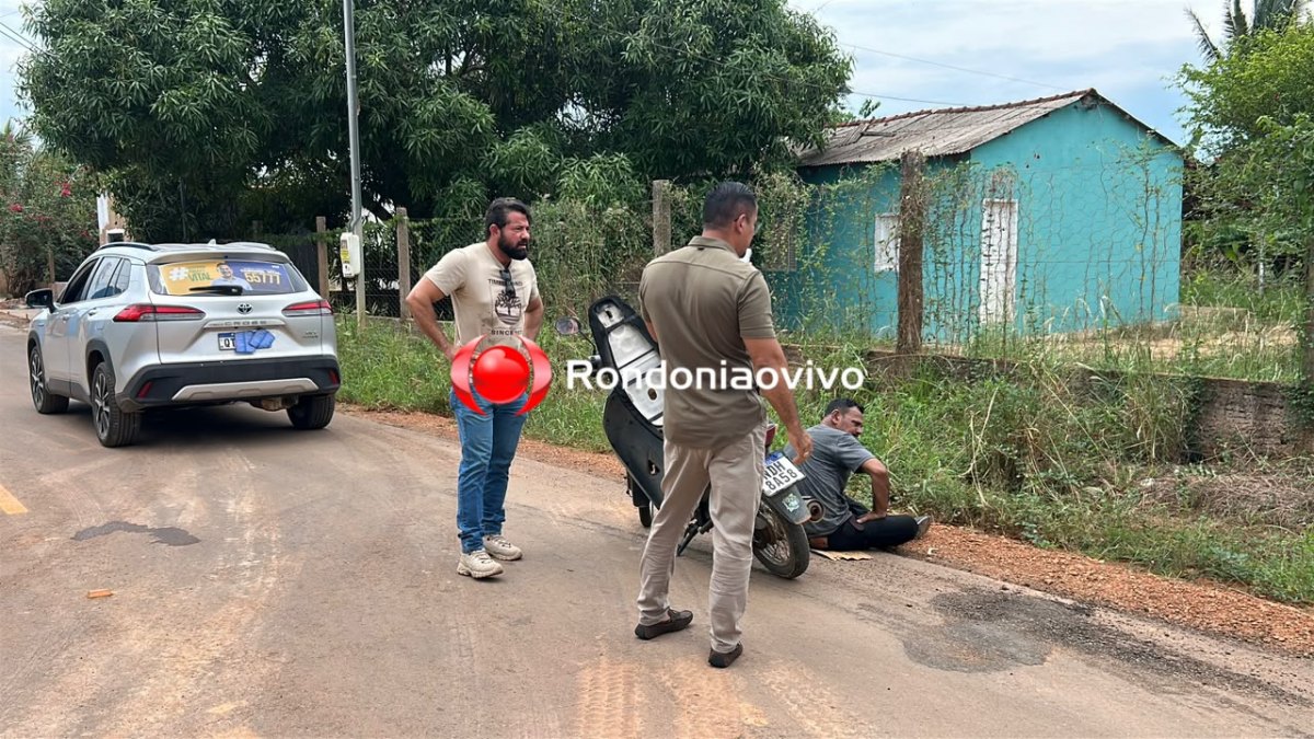 ATENTO: Vídeo mostra coronel Vital prendendo apenado com moto roubada 