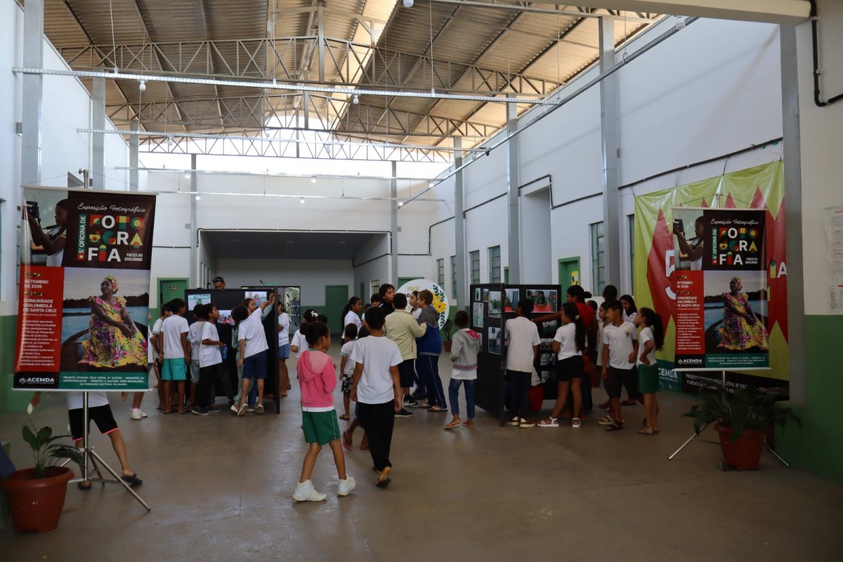 ACEMDA: Exposição reúne fotografias produzidas por alunos de comunidade quilombola