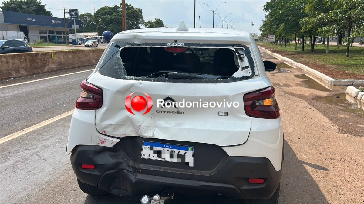 VÍDEO: Motoboy fica gravemente ferido em acidente na BR-364