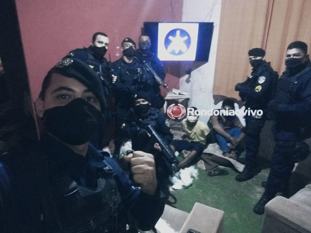 EXPLOSIVOS: Equipe do Gusmão prende bandidos com dinamites, drogas e munições