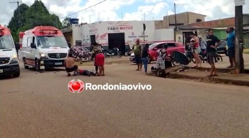 FRATURAS: Motorista foge após deixar duas mulheres e homem feridos em acidente