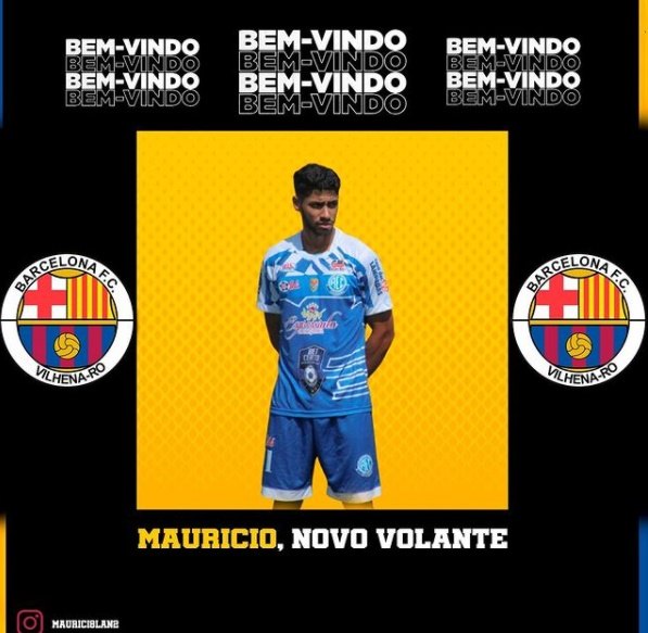TEMPORADA 2021: Barcelona anuncia zagueiro Lucas Almeida e volante Maurício