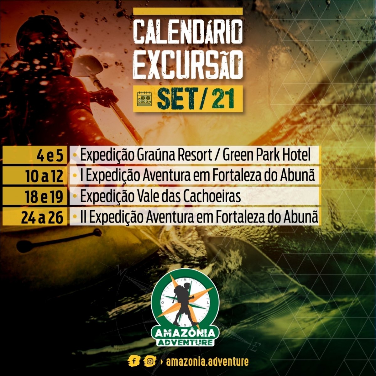 EM RONDÔNIA: Amazônia Adventure®️ abre mês de Agosto e Setembro com Excursões