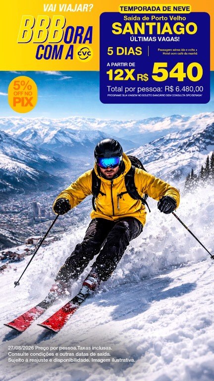 VAI VIAJAR: Aproveite as ofertas imperdíveis da CVC Viagens 
