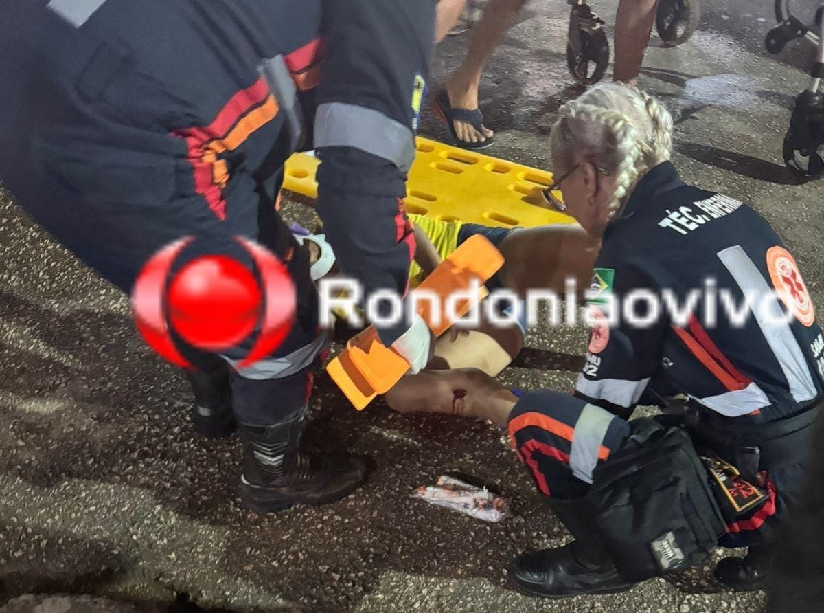 CAUSADOR PRESO: Motociclista fica em estado gravíssimo em acidente na zona Leste 