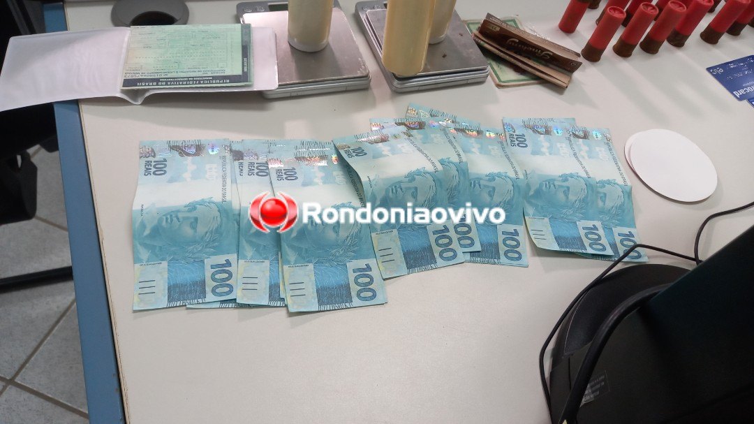 VÍDEO: 'Patrimônio' prende criminoso com grande quantidade de drogas, arma e dinheiro falso