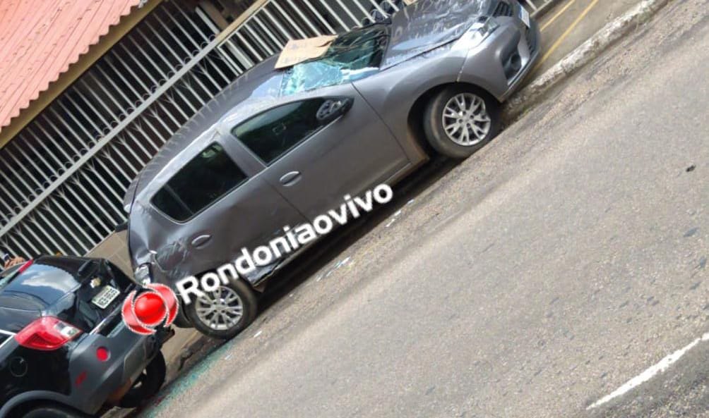 GRAVE ACIDENTE: Mulher fica ferida após capotamento na região Central de Porto Velho