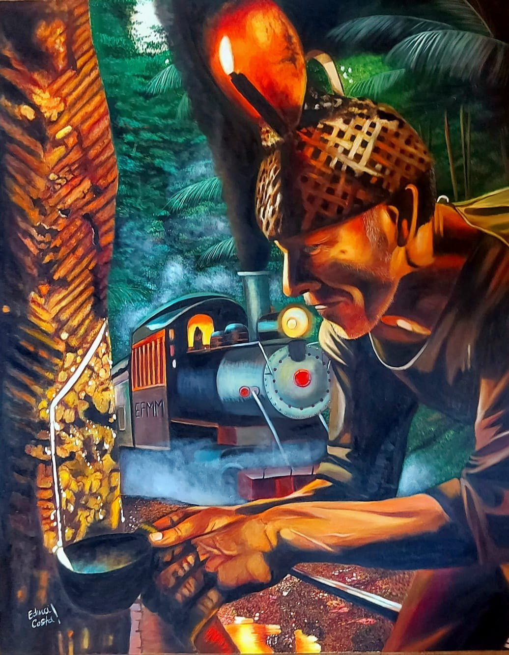 ARTES PLÁSTICAS: Vencedora de prêmio internacional, Edina Costa, de RO, faz vaquinha para custear viagem