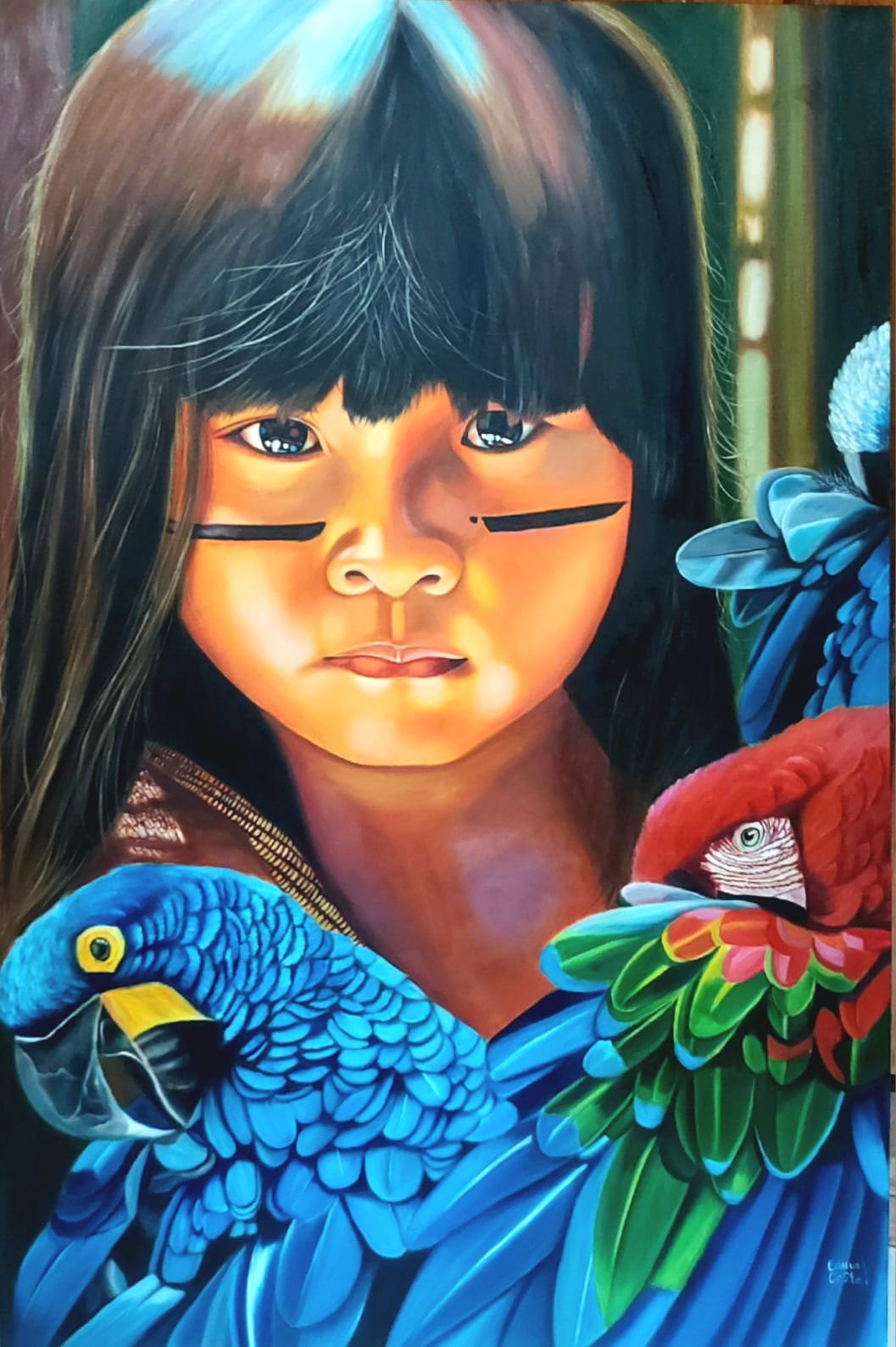 ARTES PLÁSTICAS: Vencedora de prêmio internacional, Edina Costa, de RO, faz vaquinha para custear viagem