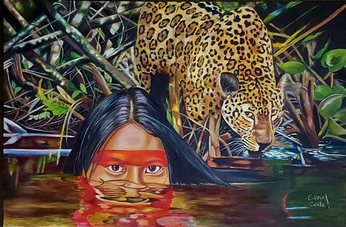 ARTES PLÁSTICAS: Vencedora de prêmio internacional, Edina Costa, de RO, faz vaquinha para custear viagem