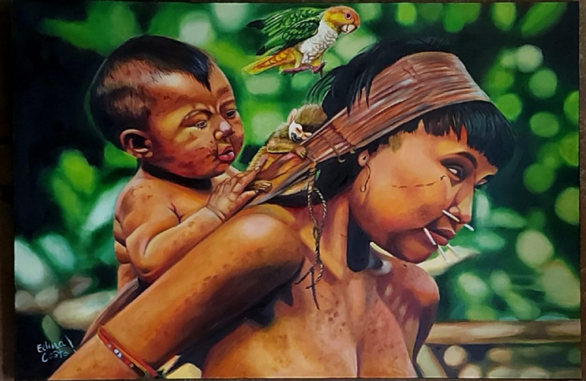 ARTES PLÁSTICAS: Vencedora de prêmio internacional, Edina Costa, de RO, faz vaquinha para custear viagem