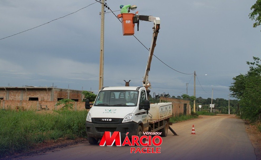 NO FLAMBOYANT: Prefeitura atende Marcio Pacele, faz iluminação e começa a sinalizar ruas 