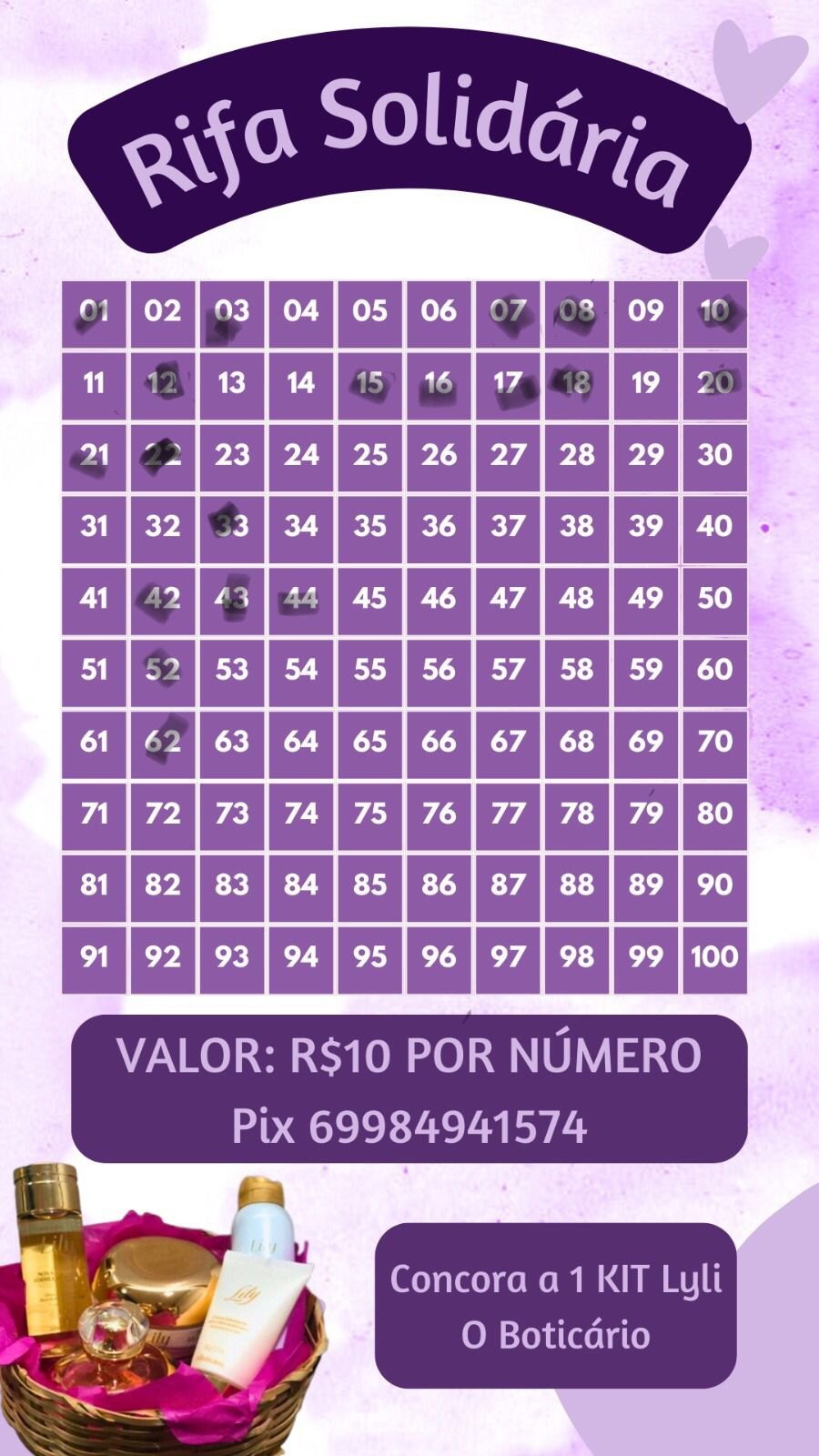 SORTEIO: Participe da rifa e ajude Hilda Paiva Cruz a vencer o câncer