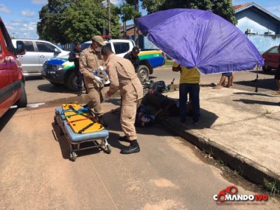 LESIONADOS: Acidente deixa casal gravemente ferido com várias lesões após bater em carro