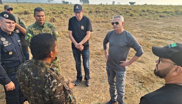 MPRO: Procurador-Geral de Justiça visita base da Operação Mapinguari