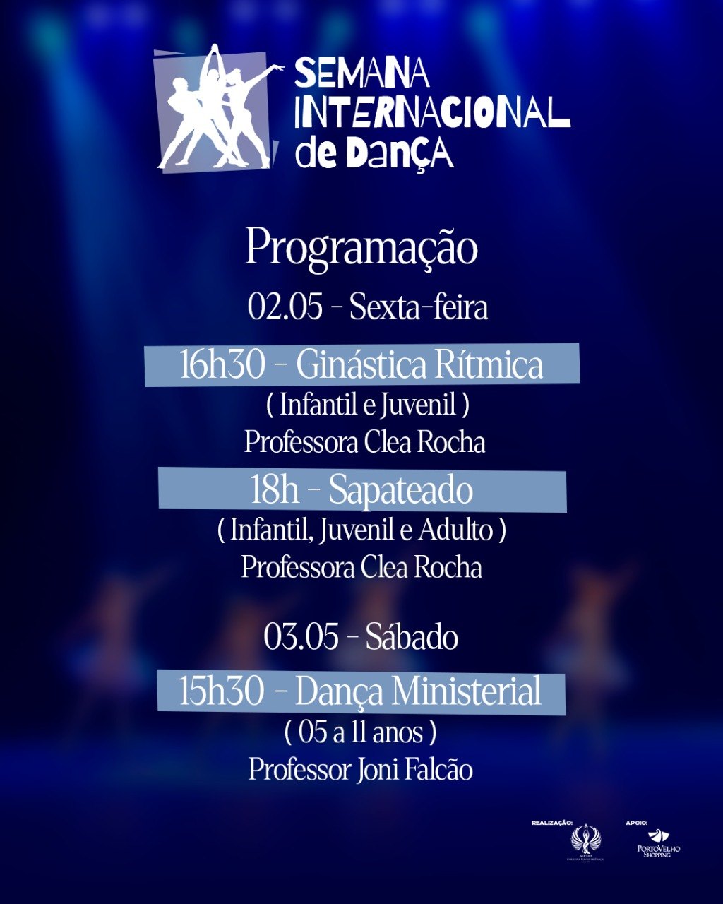 PV SHOPPING: Christina Pontes realiza mostra de dança na sexta e sábado