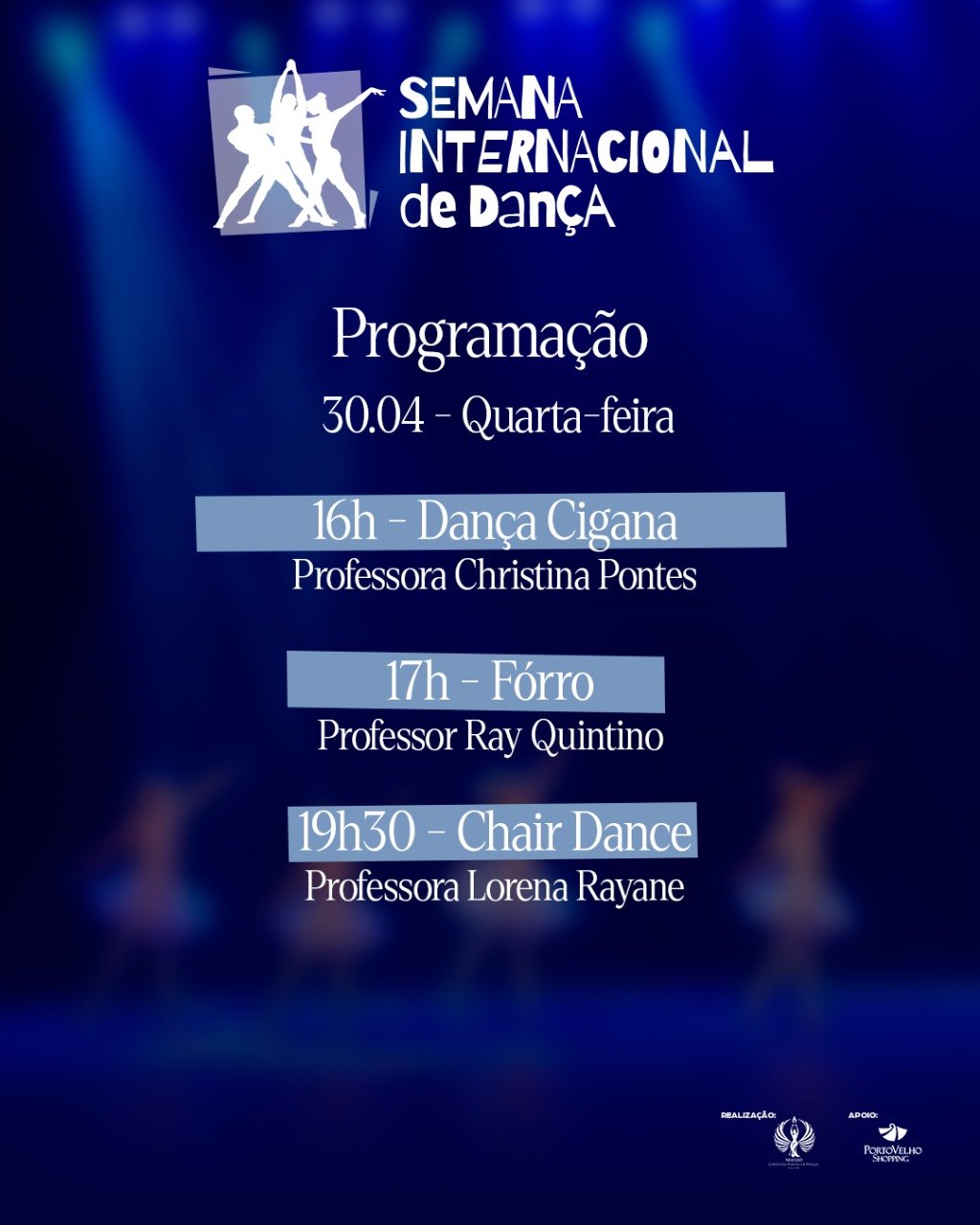 PV SHOPPING: Christina Pontes realiza mostra de dança na sexta e sábado