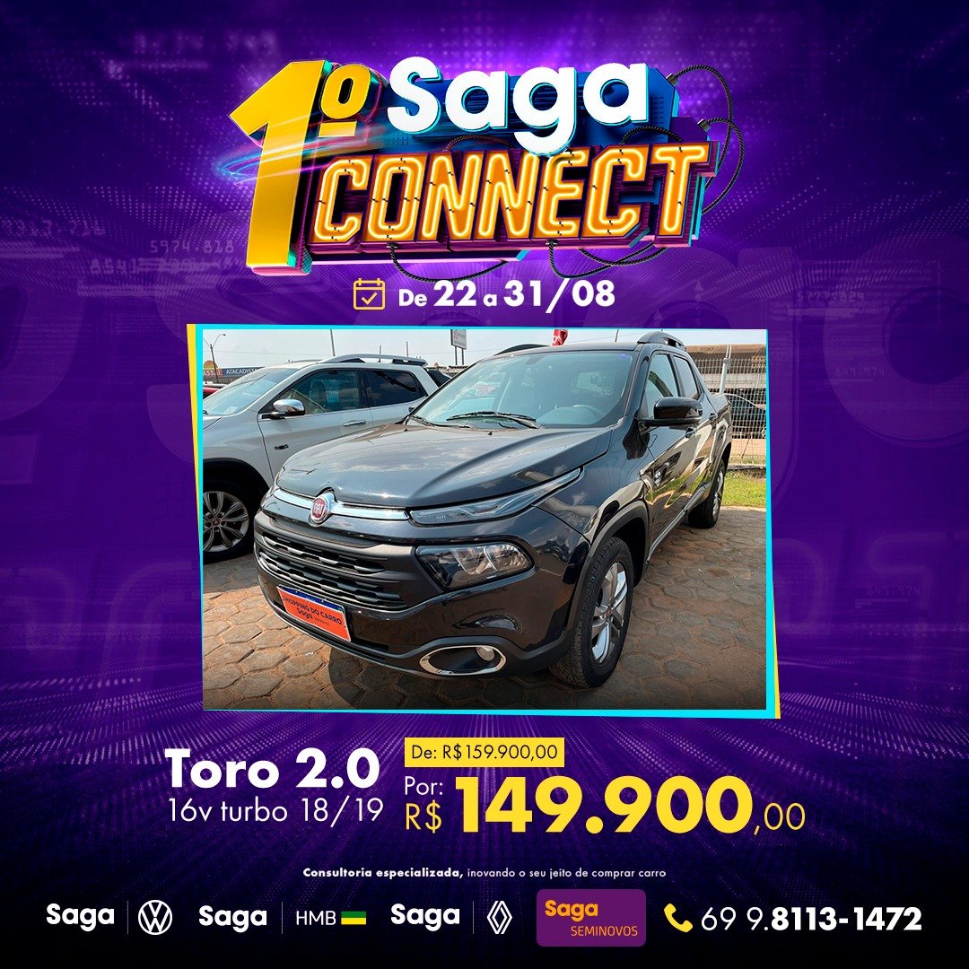 SALDÃO: Primeiro Saga Conect de carros novos e seminovos já está ocorrendo