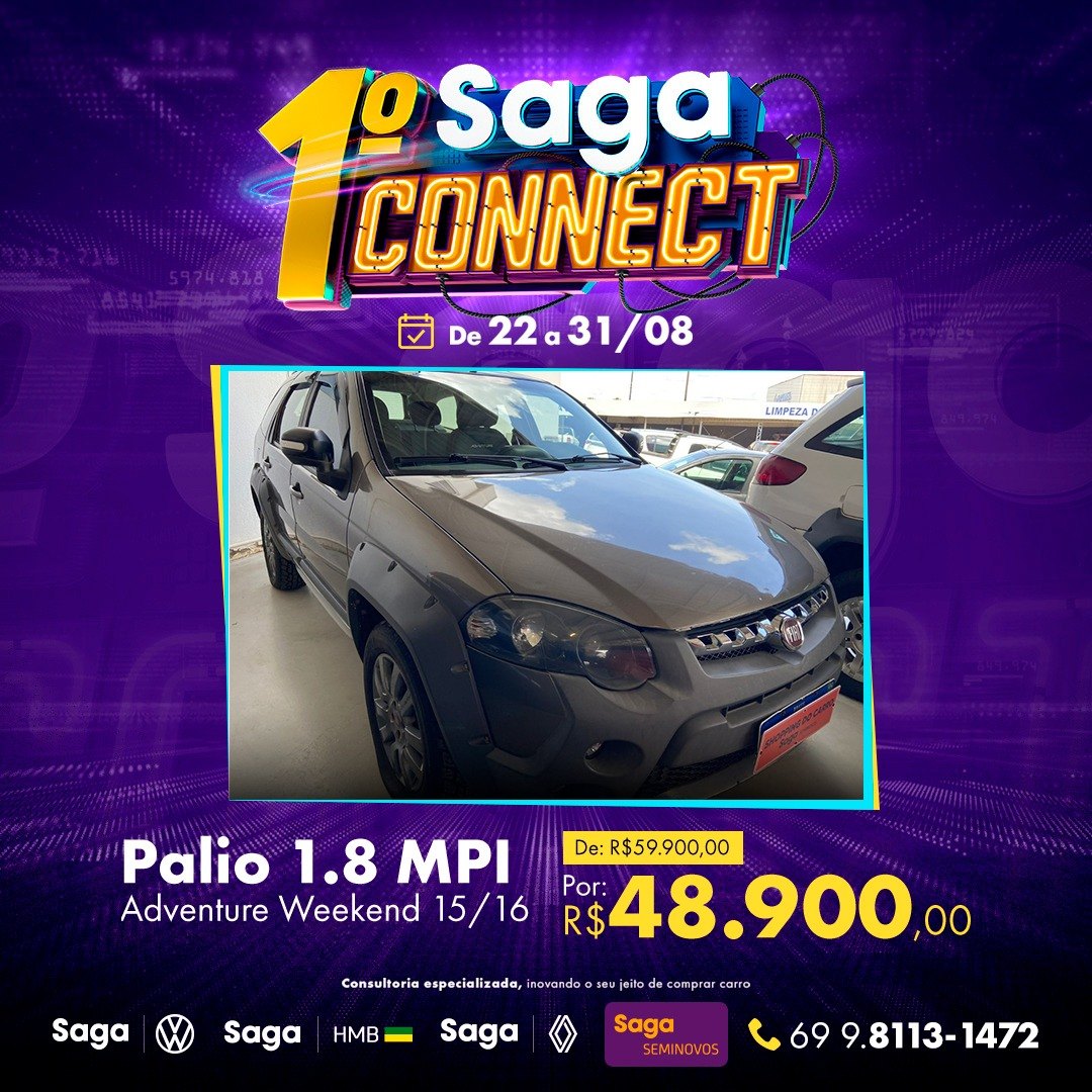 SALDÃO: Primeiro Saga Conect de carros novos e seminovos já está ocorrendo