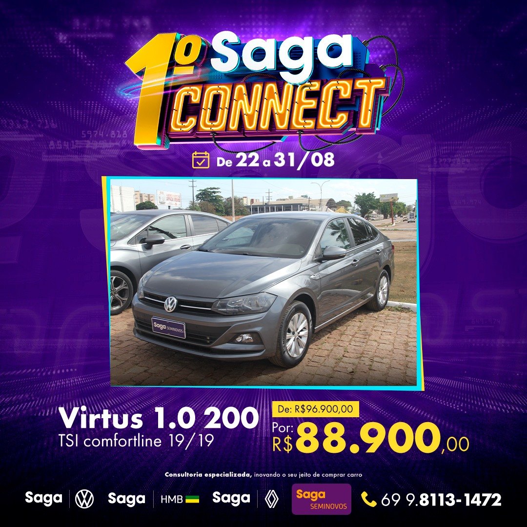 SALDÃO: Primeiro Saga Conect de carros novos e seminovos já está ocorrendo