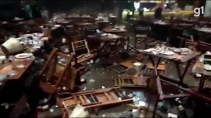 NO JK: Homem é agredido com garrafada na cabeça durante confusão em bar 