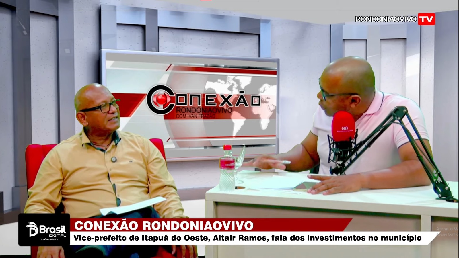 CONEXÃO RONDONIAOVIVO: Vice-pref. de Itapuã do Oeste, Altair Ramos, fala dos investimentos no município