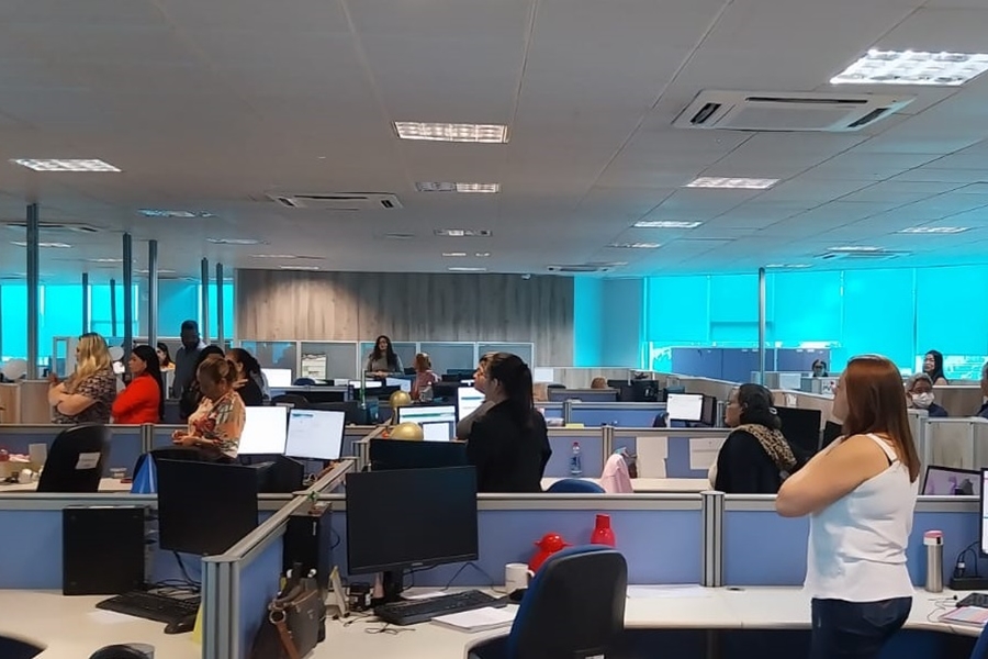 SAÚDE MENTAL: Servidores da Segep participam do encerramento da campanha “Janeiro Branco”