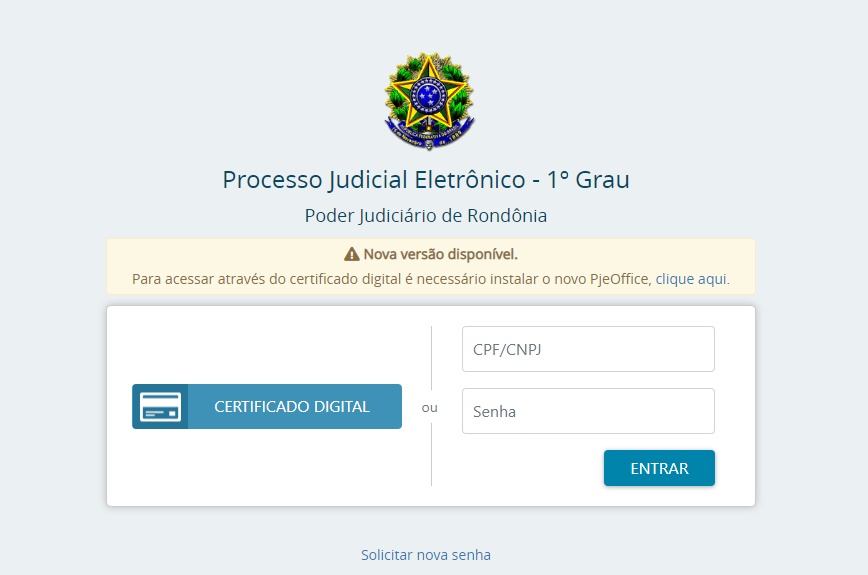 JUDICIÁRIO: Advogados relatam dificuldades para utilizar o sistema PJe em Rondônia