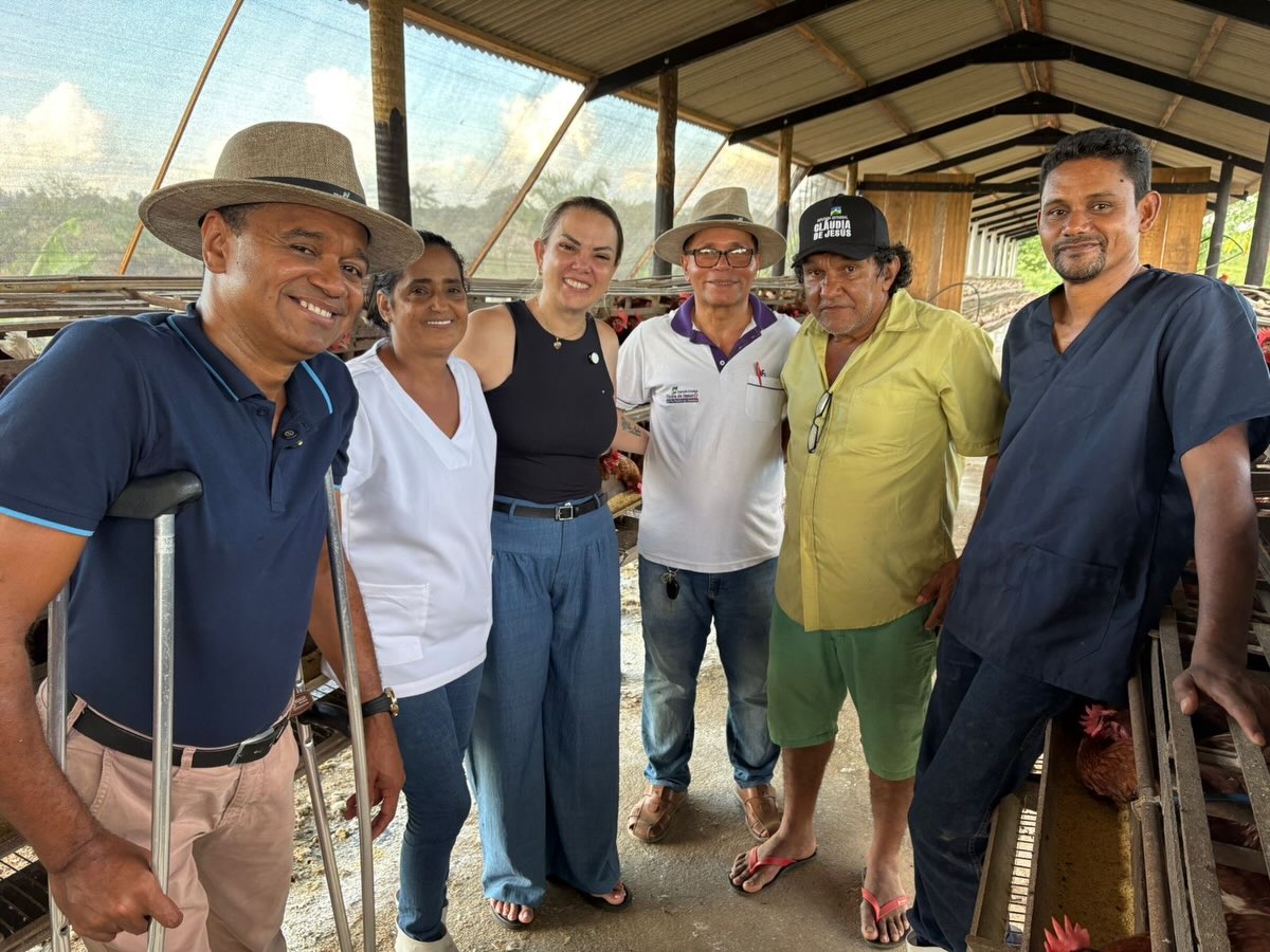 CLÁUDIA DE JESUS: Deputada visita Granja Oliveira e fortalece agricultura familiar em Ji-Paraná