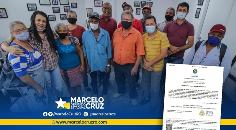 REGULARIZAÇÃO: Marcelo Cruz parabeniza produtores rurais de Candeias do Jamari