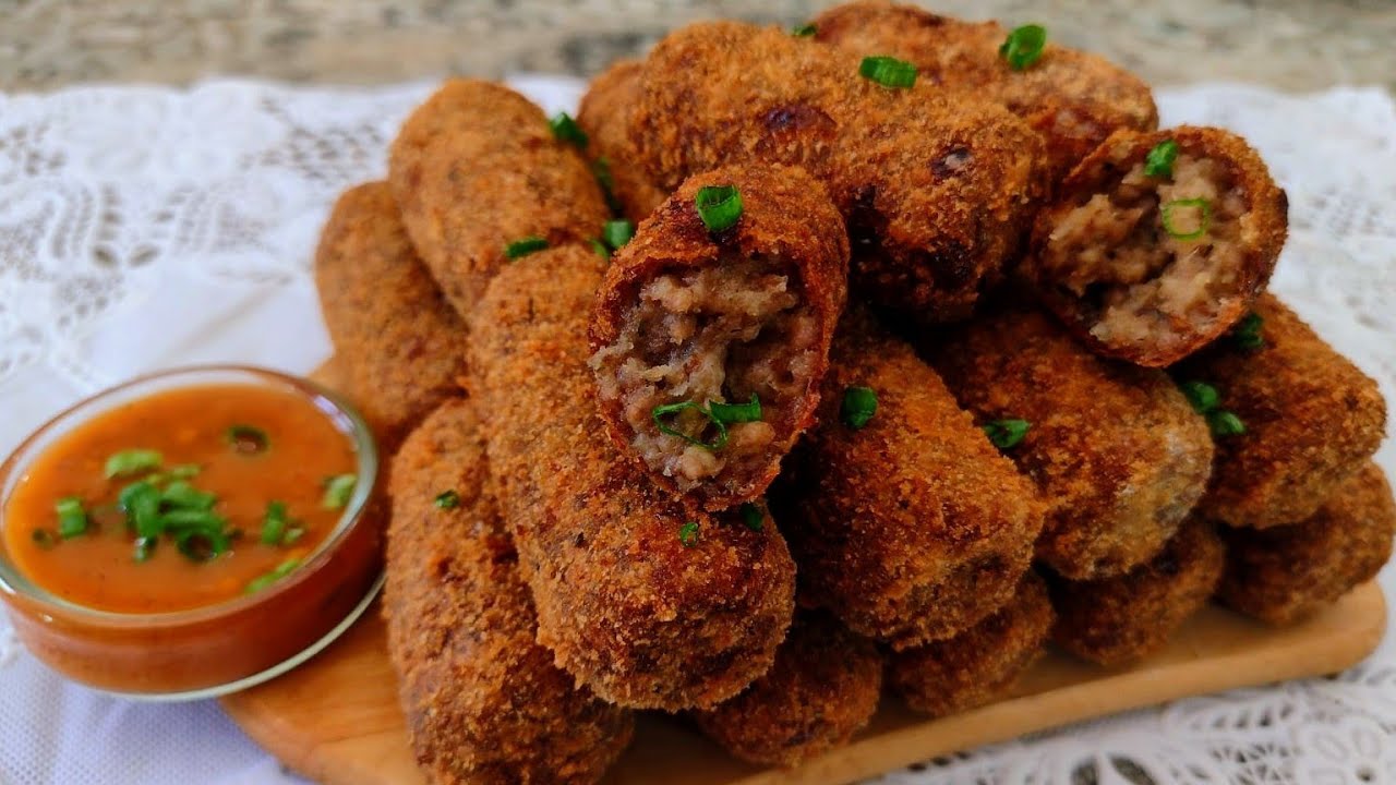 FÁCIL: Aprenda essa deliciosa receita de croquete de carne