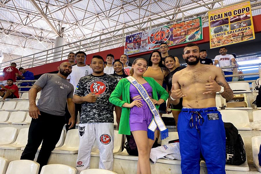 KHYSTMA SIBERTH: Miss apoia Seleção Atlética Rondoniense no Open IBJJF Jiu-Jitsu Championship