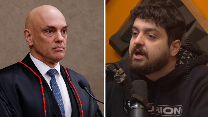 MULTADO: Alexandre de Moraes investiga Monark; youtuber terá que pagar R$300 mil