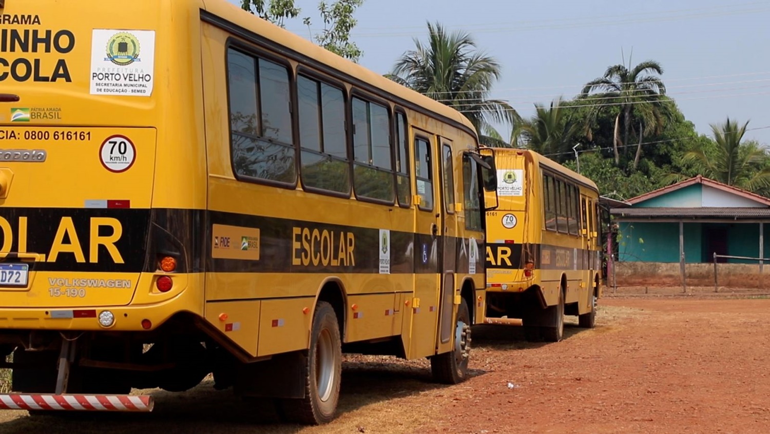 PORTO VELHO: Transporte escolar municipal está pronto para atender zona rural