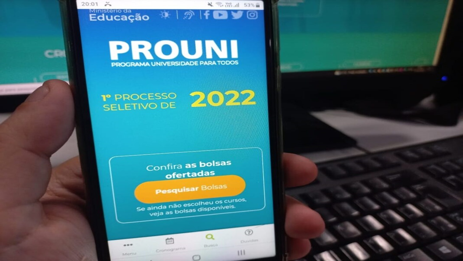 PRAZO: MEC divulga resultado da segunda chamada do Prouni