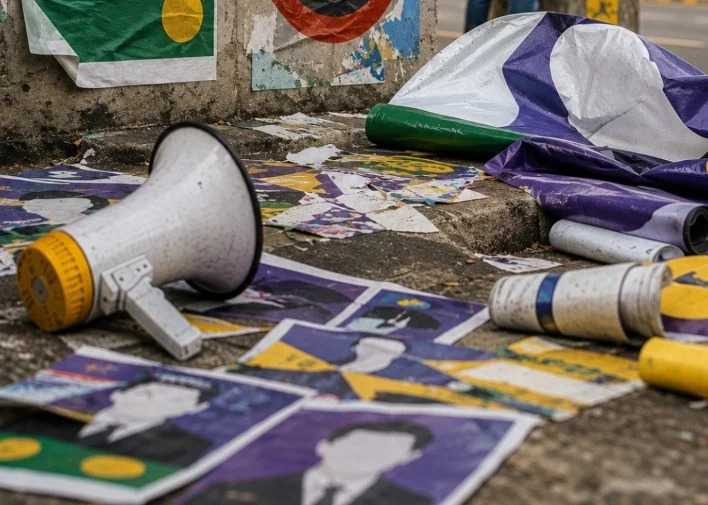 ELEIÇÕES 2026: Justiça Eleitoral manda candidatos retirarem propaganda irregular da RO-391