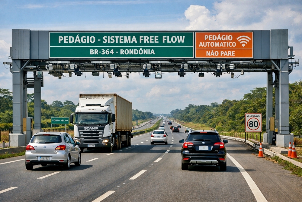 JÁ ESTÁ VALENDO: Iniciada cobrança dos pedágios da BR-364 nesta segunda (12)