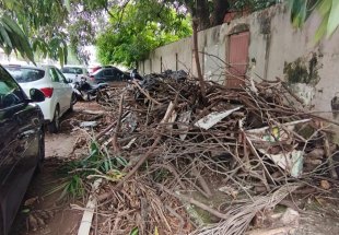 ZELADORIA: Entulho ocupa entorno da Escola Marechal Castelo Branco em Porto Velho