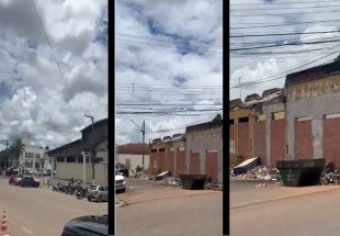 PAISAGEM AFETADA: Comércios abandonados degradam área próxima ao Mercado Central de Porto Velho