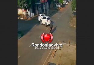 OUTRO ÂNGULO: Carro quase atropela funcionário de lanchonete