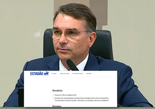 PREFERIDOS EM RO: Anotações de Flávio Bolsonaro destaca Marcos Rogério e 'rifa' Marcos Rocha