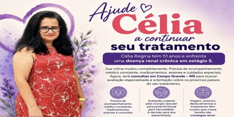 AJUDE: Moradora de Vilhena com doença renal busca ajuda para tratamento