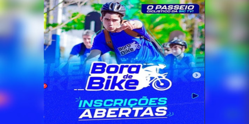 INSCRIÇÕES ABERTAS: SIC TV realiza maior passeio ciclístico com sorteio de bikes e brindes