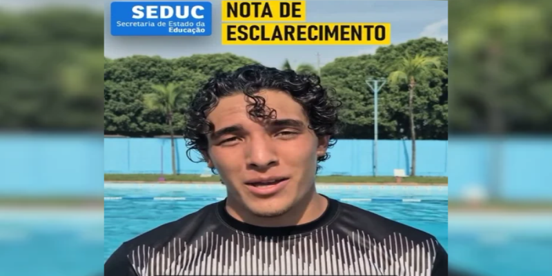 VÍDEO: Técnico contesta nota da Seduc sobre ausência de Isadora nos Jogos da Juventude