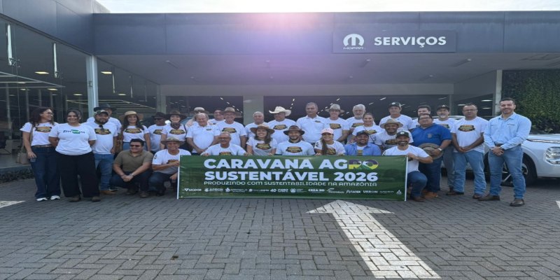 PERCURSO: Caravana Agro Sustentável RO 2026 avança pelo estado com apoio da Autovema