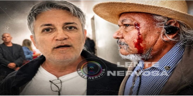 NA CÂMARA DE PVH: Assessor de 72 anos é agredido por ativista e fica ensanguentado em confusão 